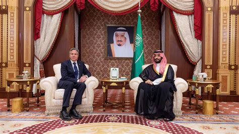 US Secretary of State Antony Blinken meets Saudi Crown Prince Mohammed bin Salman
